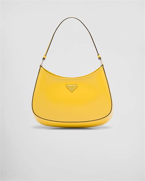 yellow prada shoulder bag